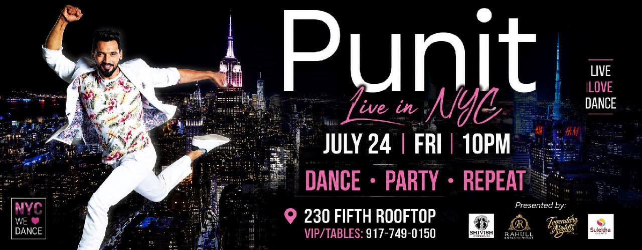 CANCELLED - DANCE WITH PUNIT PATHAK: LIVE IN NYC AT 230 FIFTH
