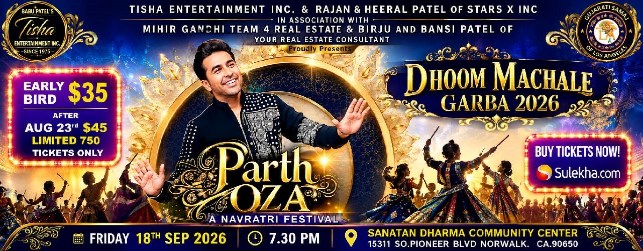 Dhoom Machale Garba 2026 With Parth Oza