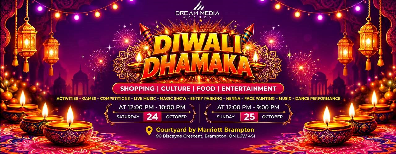 Diwali Dhamaka Season 5 is coming to Brampton!