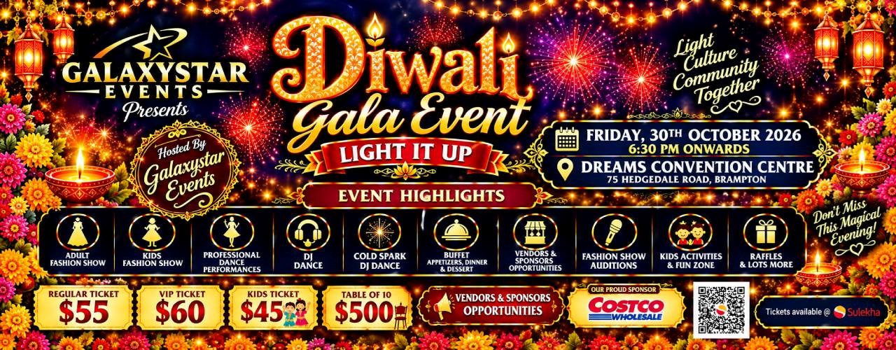 Diwali Gala Event – Light It Up