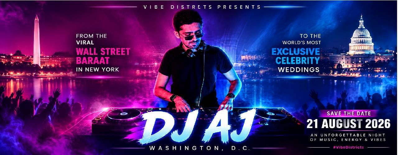 Bollywood Noir: DJ AJ Live in Washington DC | Bollywood Party at SAX DC