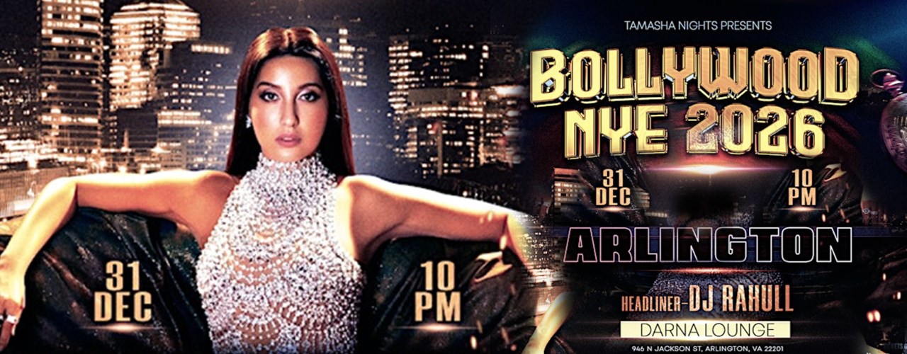 DMV BOLLYWOOD NYE 2026 AT DARNA LOUNGE