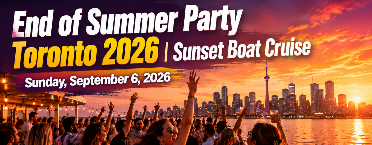 End of Summer Party Toronto 2026 | Sunset Boat Cruise