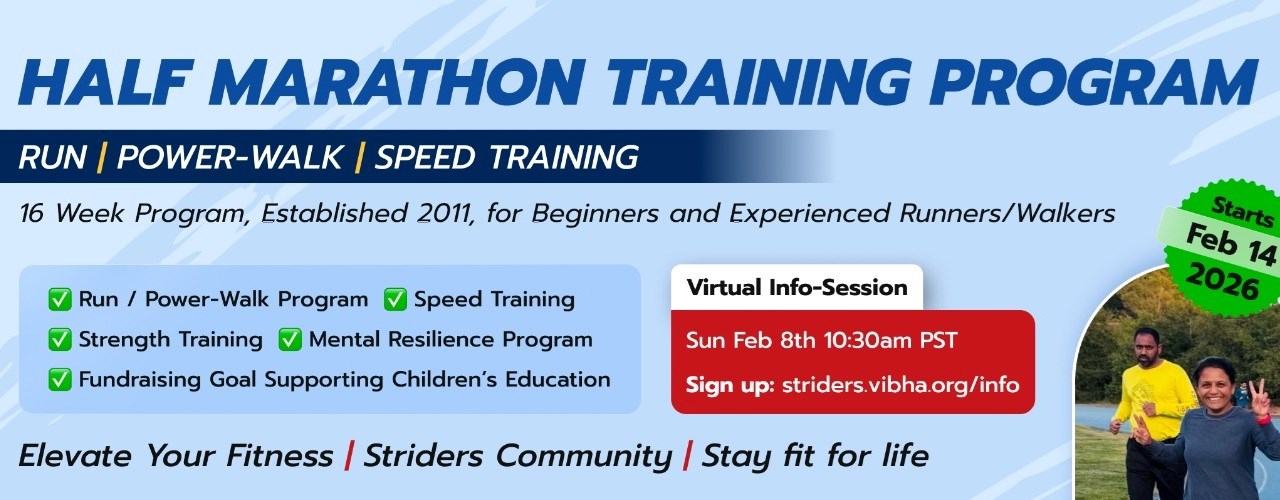 Free VIRTUAL Info-Session for Striders Half Marathon Training Program