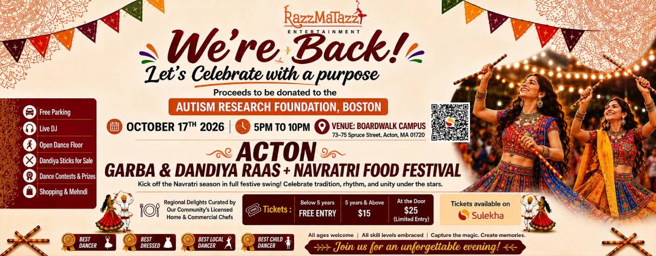 Garba & Dandiya Raas + Navratri Food Festival 