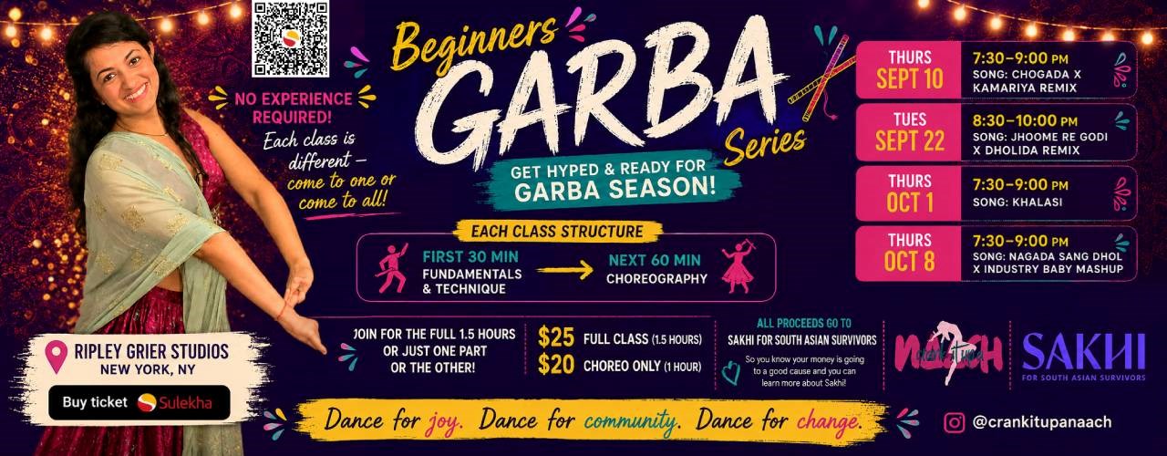 Garba Season for Beginners Series in Newyork