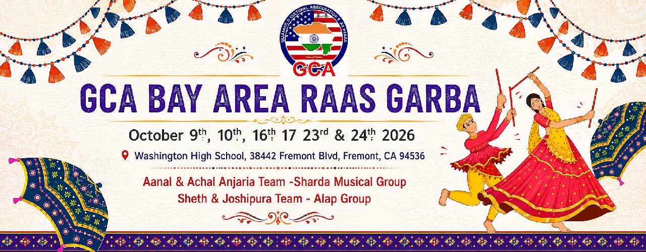 GCA Bay Area Ras Garba - Oct 9th By Aanal & Achal Anjaria Team - Sharda Musical Group