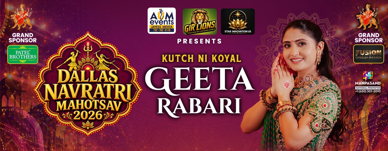 Geeta Rabari - Live In Dallas Navratri Mahotsav 2026
