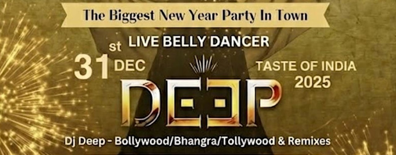 Glitz & Glamour-Welcome 2026 NYE BASH-Bollywood/Bhangra/Tollywood/Remixes. Kids Free