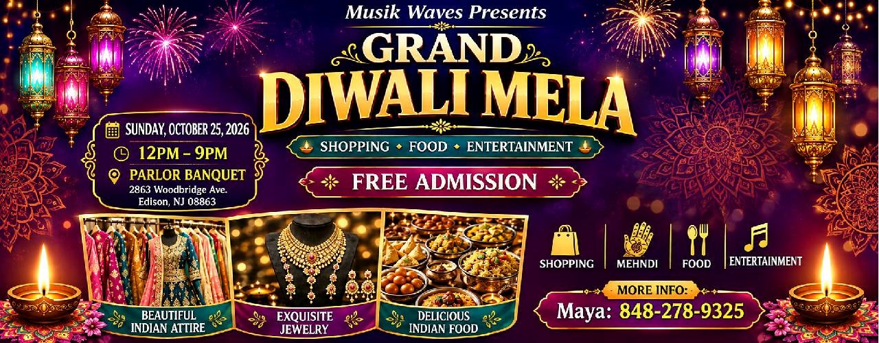 Grand Diwali Mela in Edison