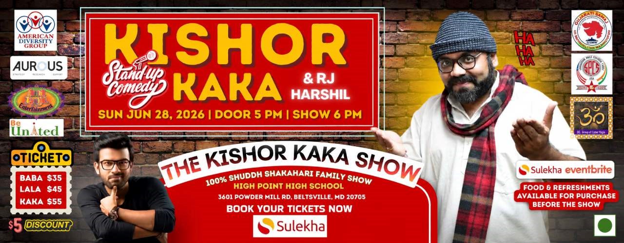 Gujarati Stand-Up Comedy - Kishor Kaka with RJ Harshil