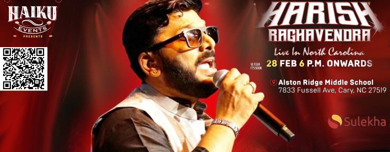 Harish Raghavendra Live in North Carolina