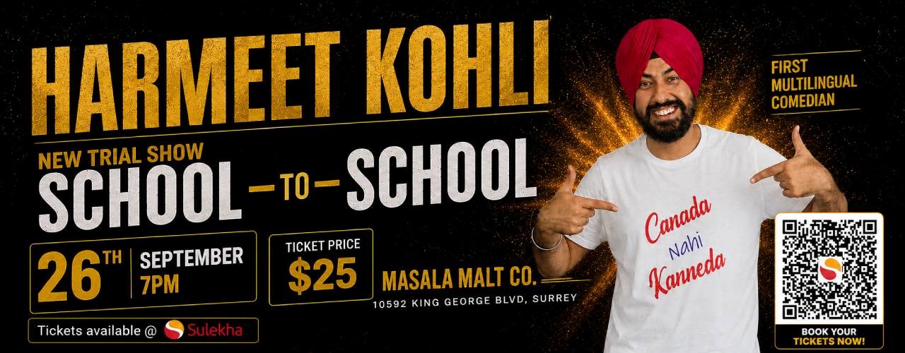 Harmeet Kohli - School to School - New Trial Comedy Show