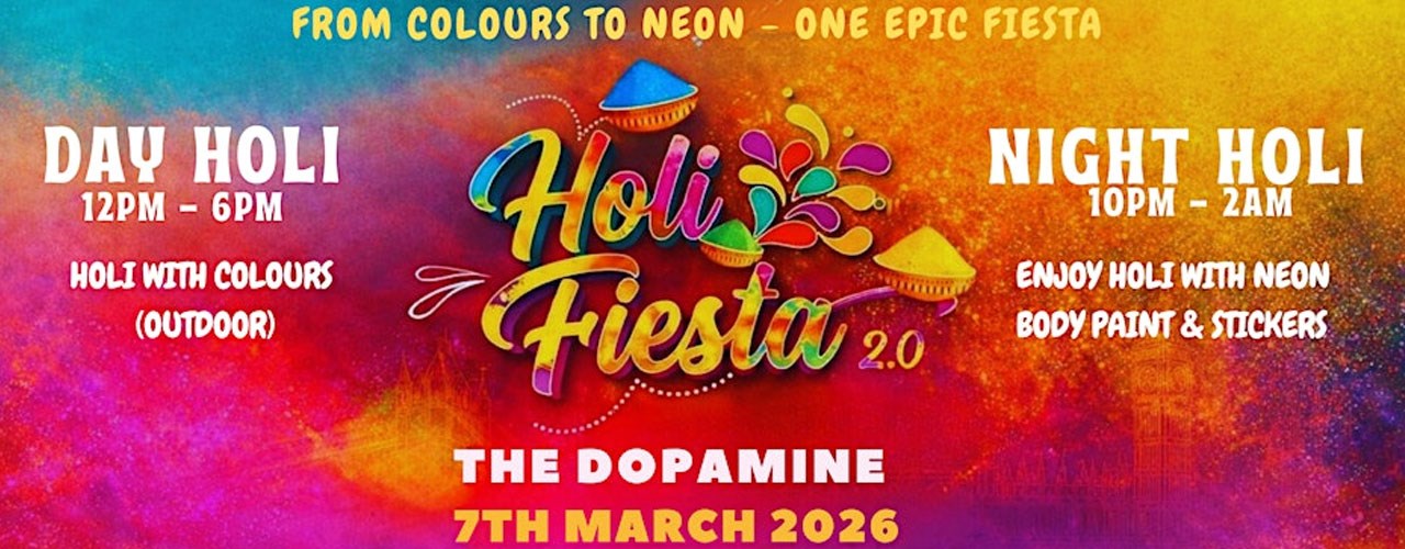 HOLI FIESTA 2.0 | FROM COLOURS TO NEON - ONE EPIC FIESTA | BOLLYWOOD PARTY