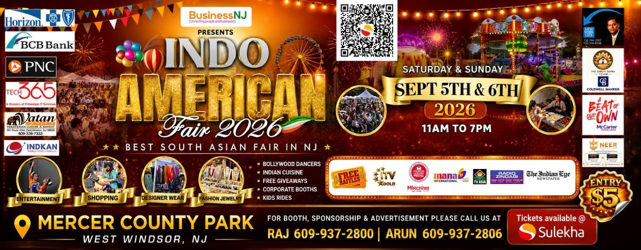 Indo American Fair 2026 In New Jersey