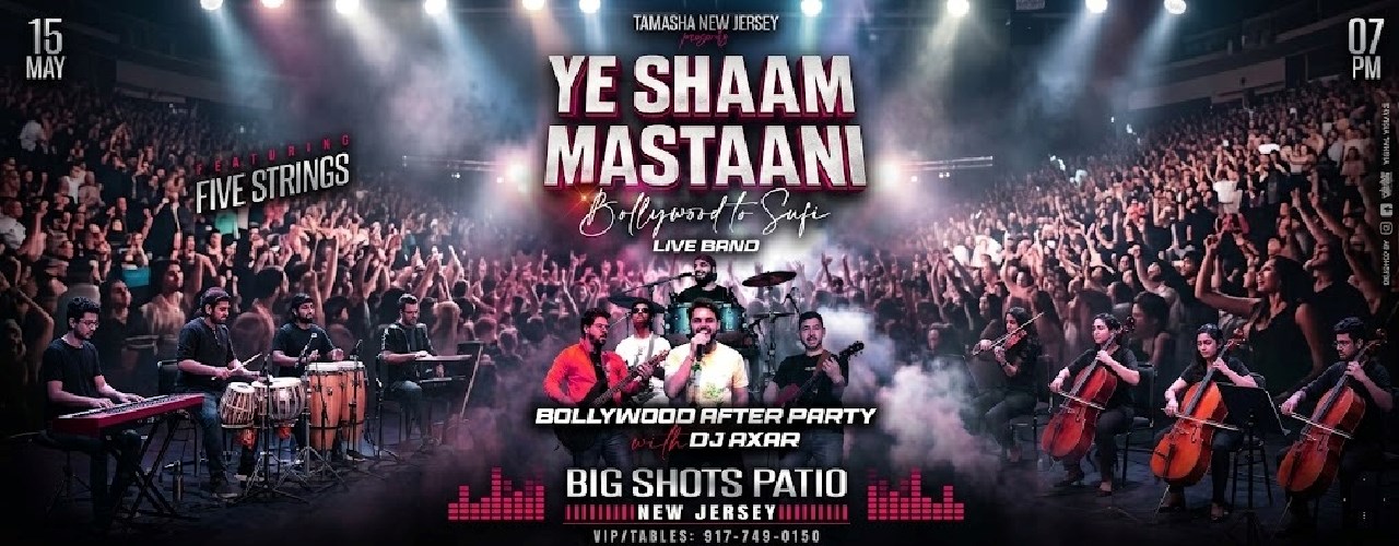 JERSEY SHAAM MASTAANI - A LIVE BAND FT. FIVE STRINGS AT BIG SHOTS