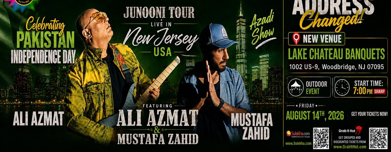 Junooni Tour Live In Concert With Mustafa Zahid & Ali Azmat