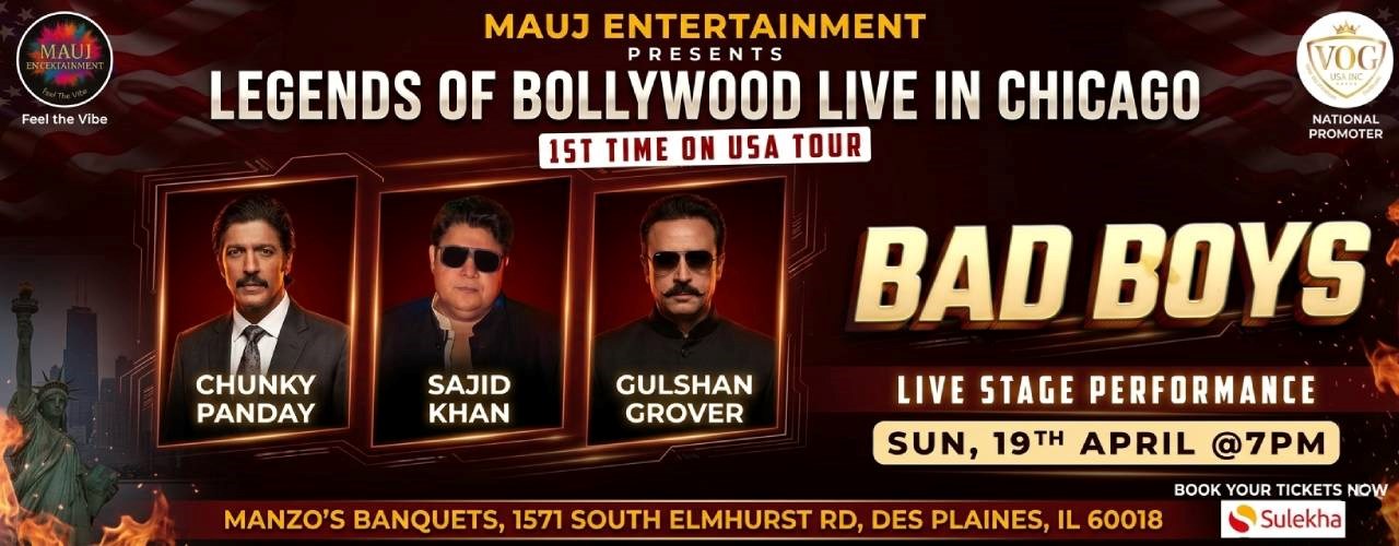 Legends of Bollywood: Bad Boys Live In Chicago 