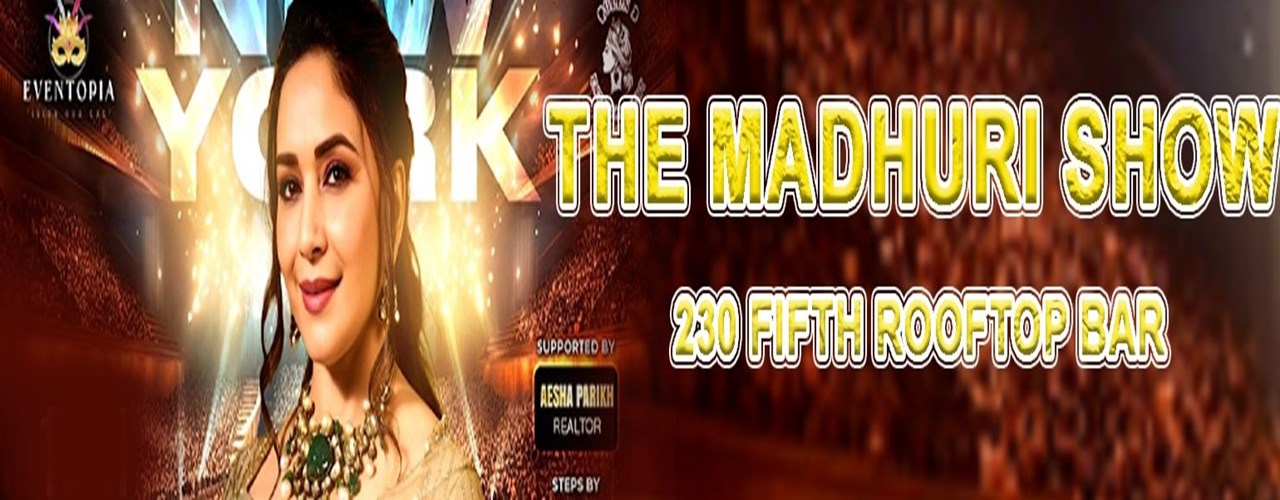 Madhuri Dixit Live In New York At 230 Fifth Rooftop
