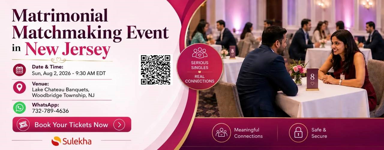 Matchmaking Event for Indian Singles – New Jersey