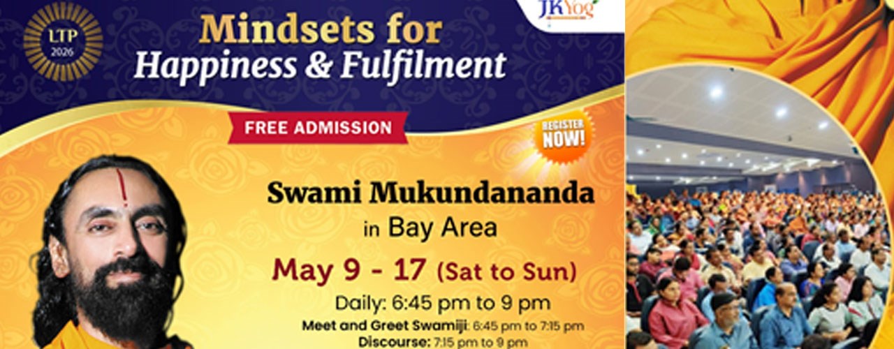 Meet And Greet With Swamiji And Enlightening Discourses on Discourse On Mindsets For Happiness And Fulfilment