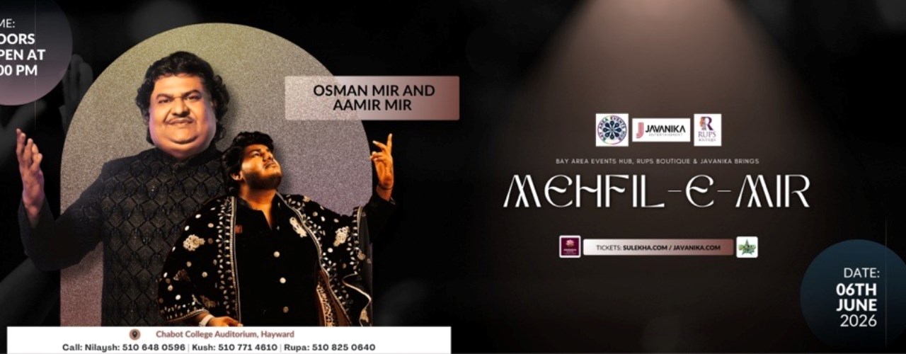 Mefil-E-Mir with Osman Mir and Aamir Mir Live In Bay Area