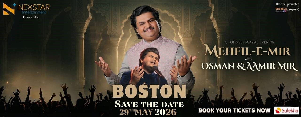 Mehfil - E- Mir with OSMAN & AAMIR MIR In Boston