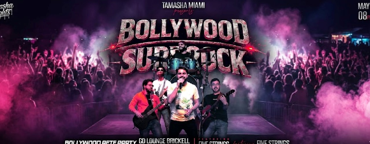MIAMI BOLLYWOOD SURRROCK BY FIVE STRINGS AT GD LOUNGE BRICKELL