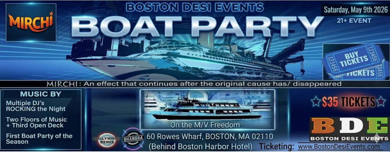 Mirchi Boat Party !!! Bollywood/ Bhangra/ Remixes - 5/9th