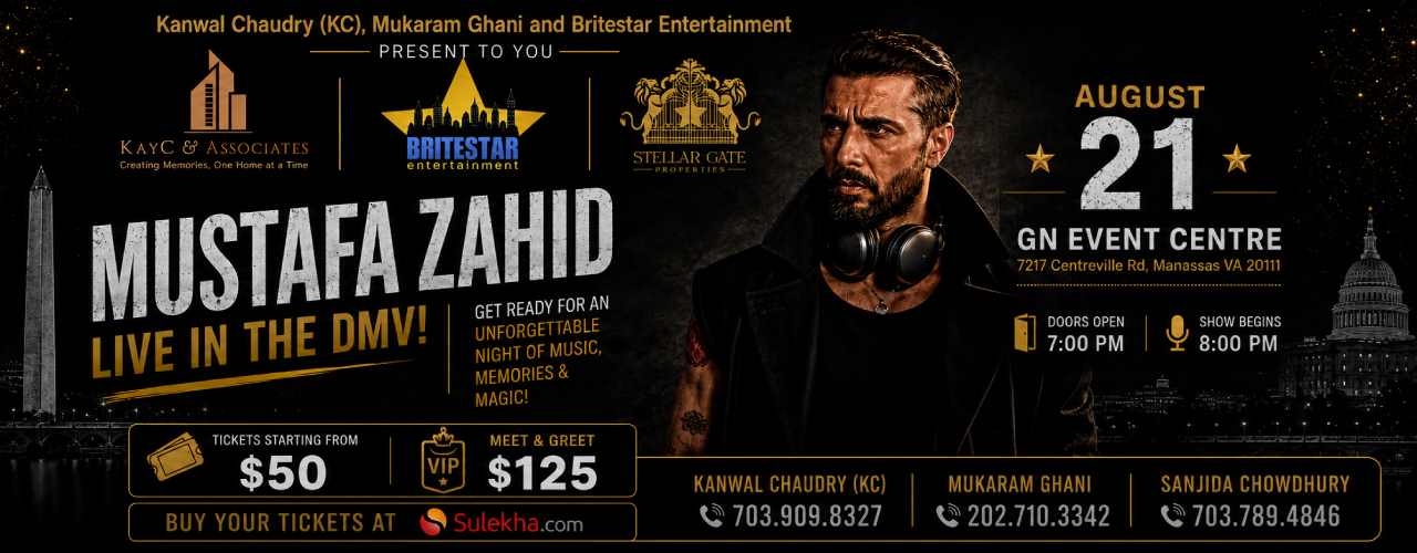 Mustafa Zahid Live In The Dmv