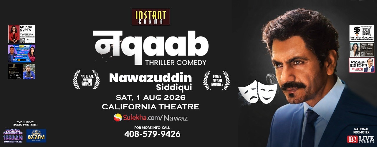 NAQAAB – A Comedy Thriller Stage Play starring Nawazuddin Siddiqui in a Triple Role Live on Stage 