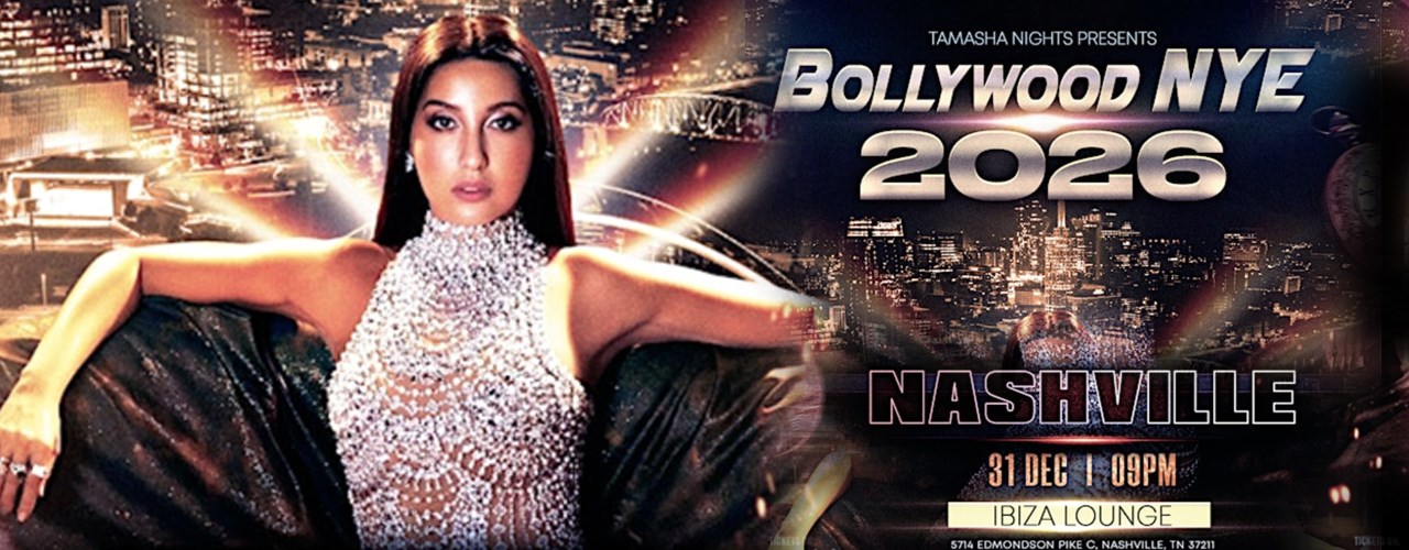 NASHVILLE BOLLYWOOD NYE 2026 AT IBIZA LOUNGE