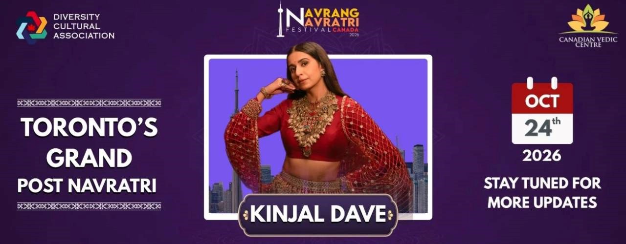 Navrang Navratri Festival Canada 2026 With Kinjal Dave - SATURDAY 24th October, 2026
