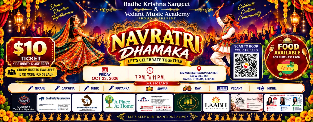 Navratri Dhamaka Live in Chicago