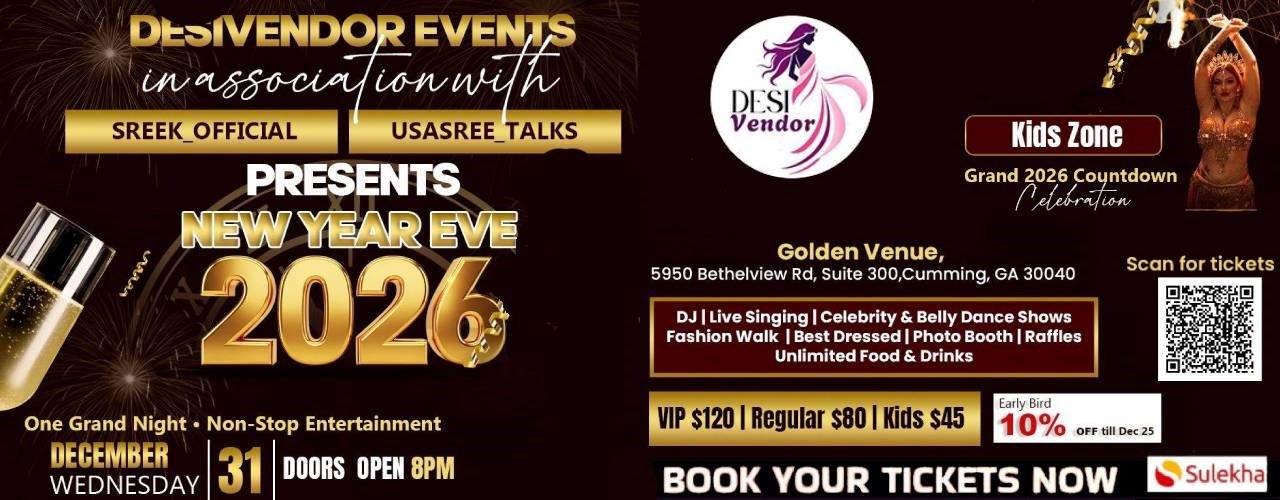 NEW YEAR EVE 2026 – Get ready for ONE GRAND NIGHT of NON-STOP ENTERTAINMENT in CUMMING