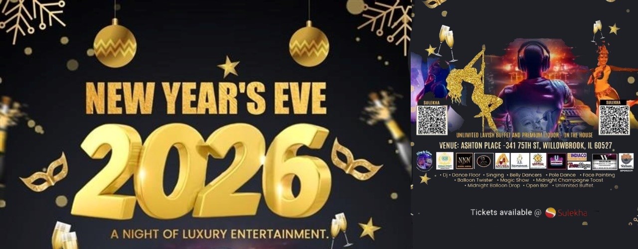 NEW YEAR EVE Party 2026 Ashton Place Illinois