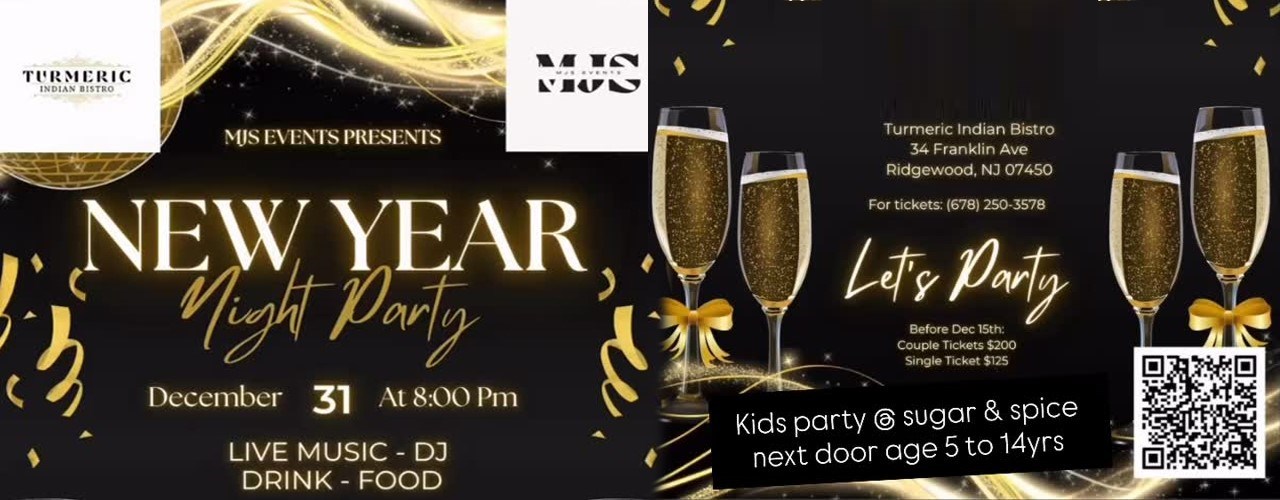 New Years Eve Party at Turmeric 