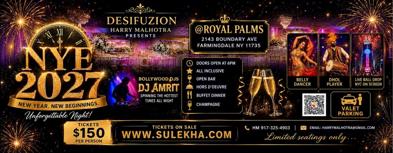 NYE 2027 – New Year & New Beginnings With DJ Amrit In NY