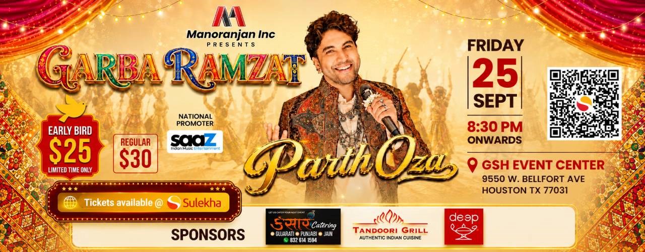Parth Oza Garba Ramzat in Houston