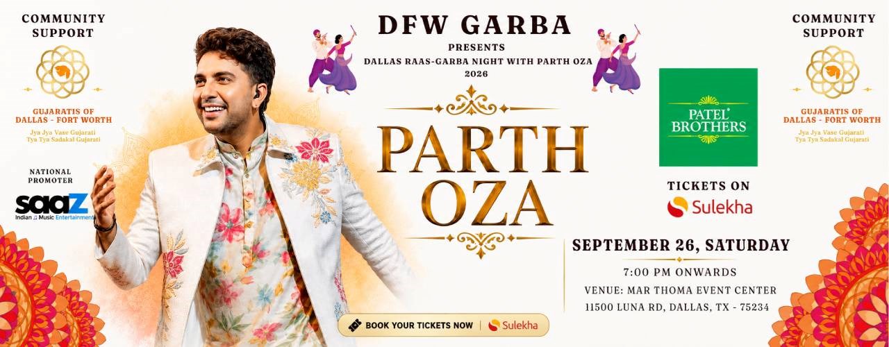 Parth Oza Live In Dallas - 2026 Garba Night