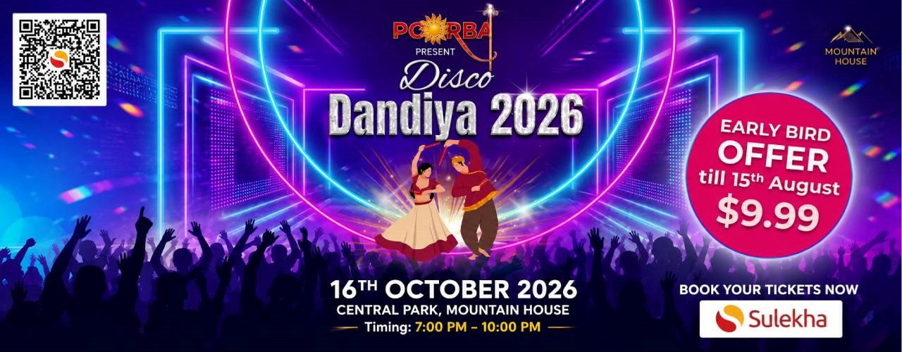 Poorba's Disco Dandiya 2026 in Bay Area
