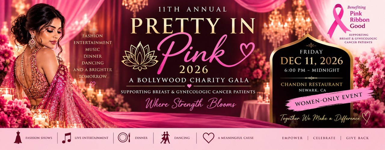 Pretty In Pink 2026: Women-Only Bollywood Charity Gala | Fashion, Music & Entertainment Supporting Breast & Gynecologic Cancer Patients