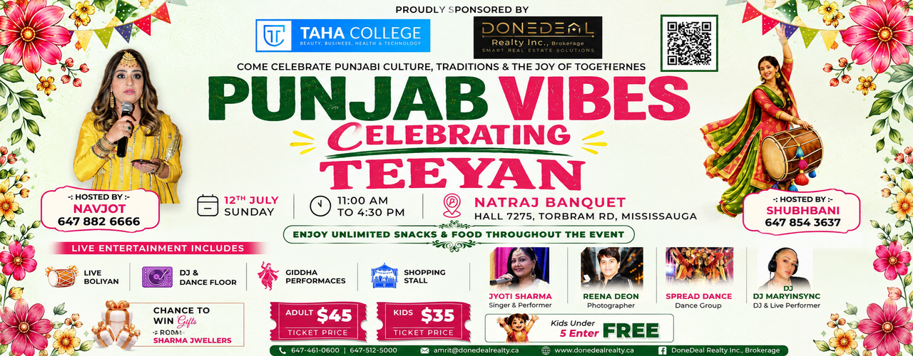 Punjab Vibes- Celebrating Teeyan
