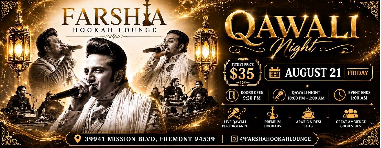 Qawali Night With Sherry Khan Live Concert 2026 in Bay Area