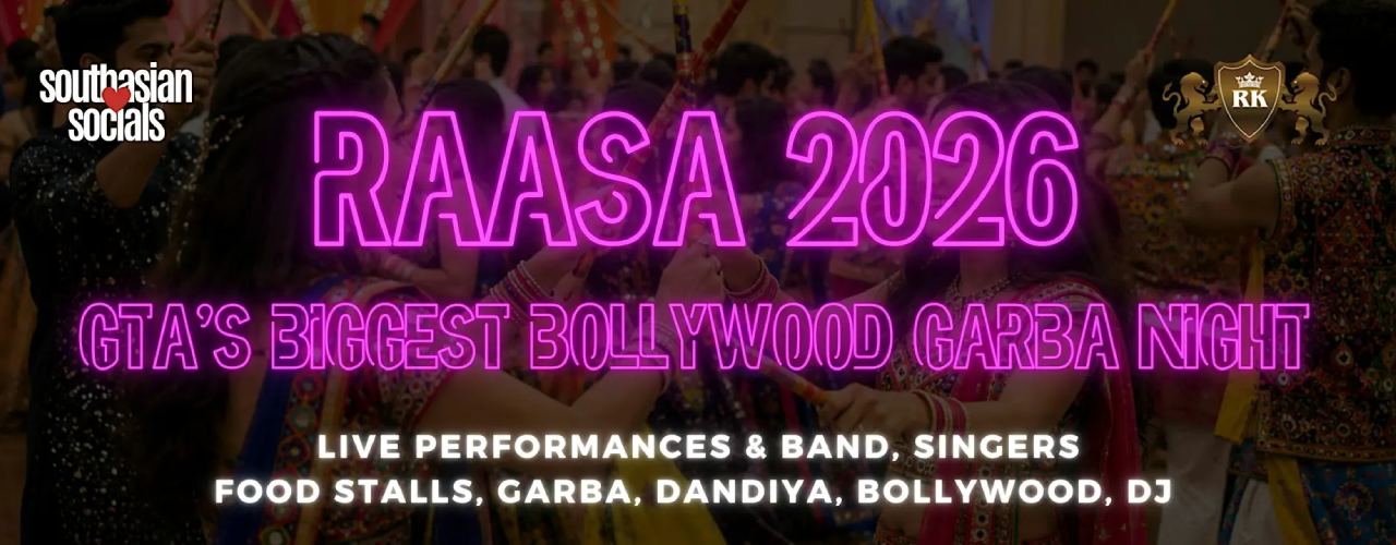 Raasa 2026 – GTA's Biggest Bollywood Garba Night