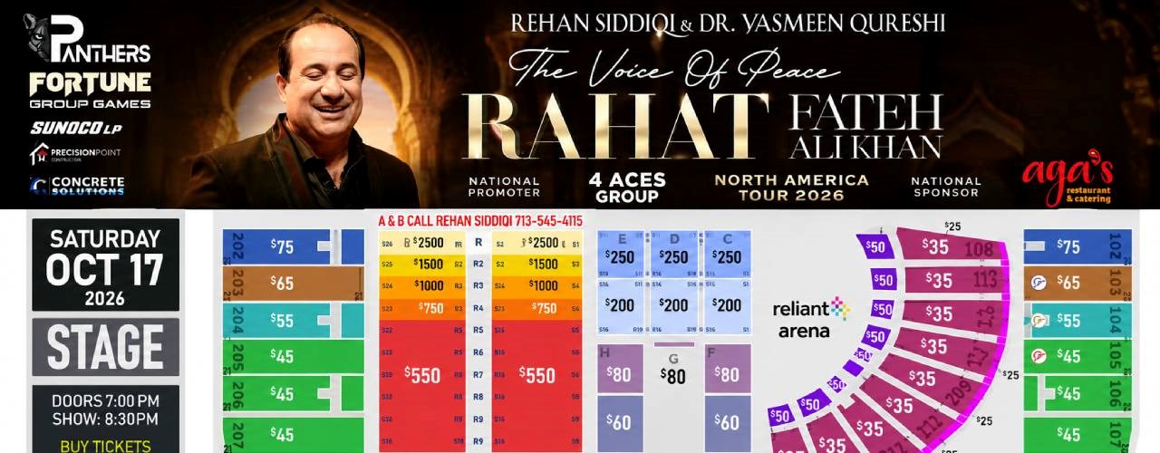 Rahat Fateh Ali Khan – The Voice of Peace | Houston