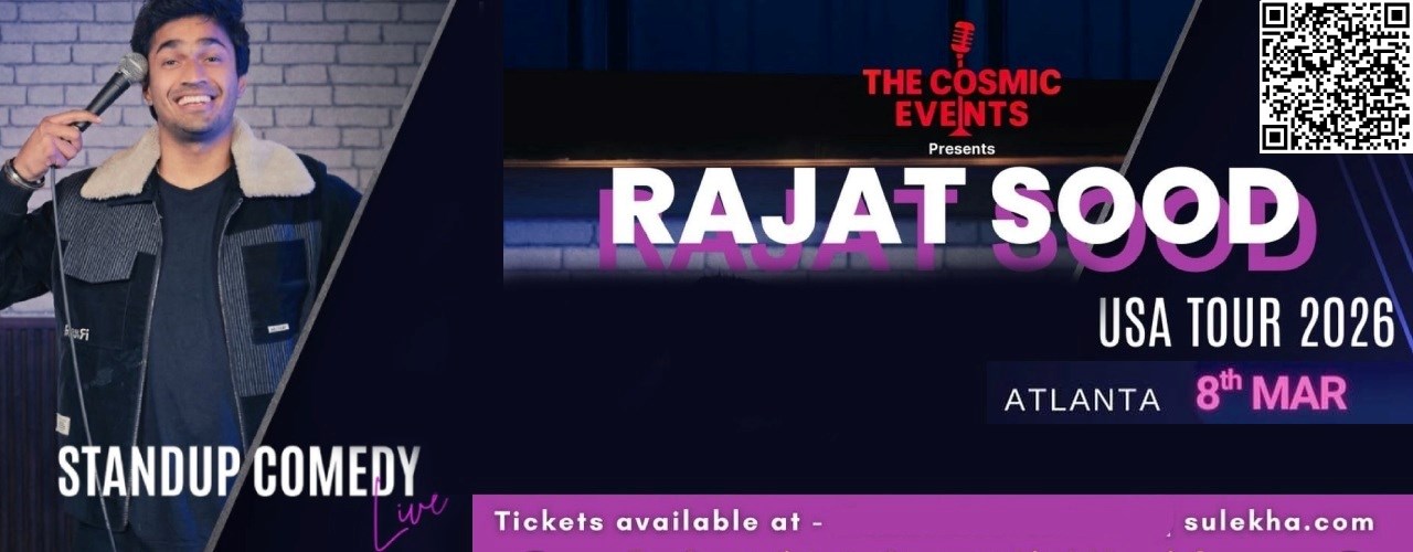 Rajat Sood Stand-Up Comedy Live 2026 in Atlanta
