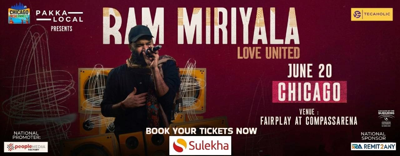 Ram Miriyala Live Concert - Chicago 2026