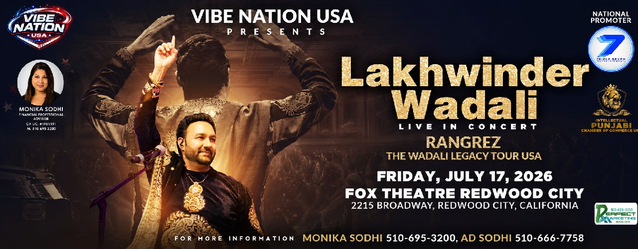 Rangrez - The Wadali Legacy Tour USA With Lakhwinder Wadali