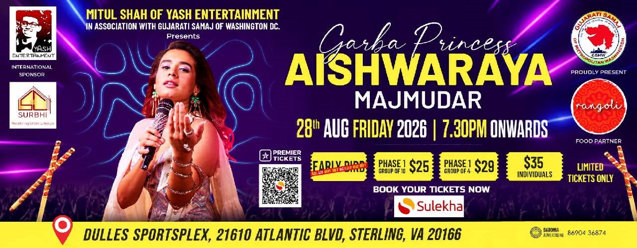 Rangtali 2026 With Aishwarya Majmudar in Sterling VA